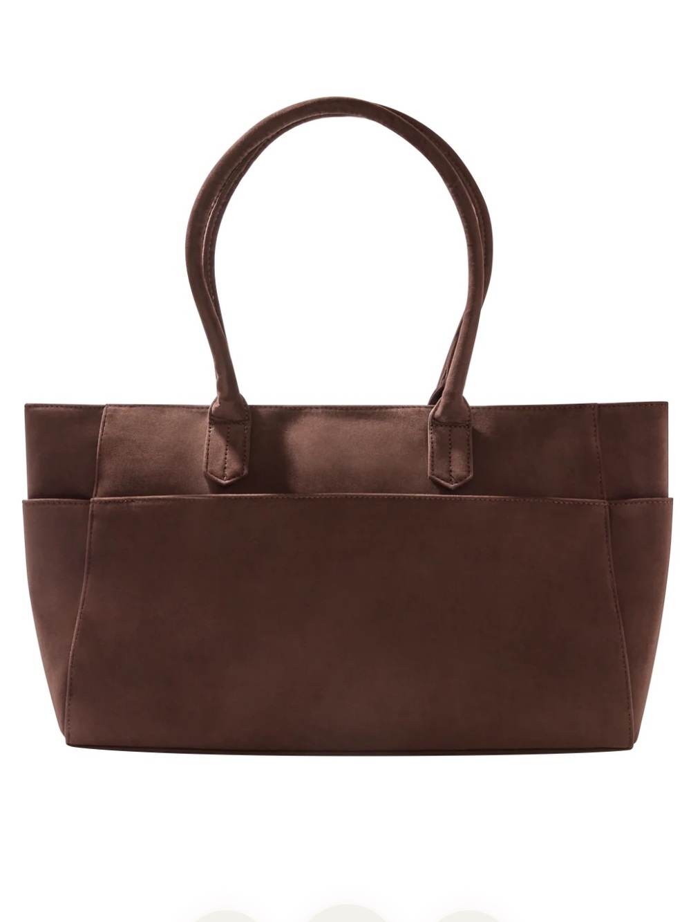 Mali+Lili Faux Suede Tote Bag